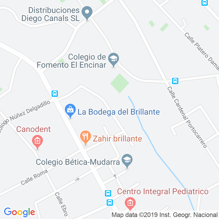 Código Postal calle Duende, Del, acera en Córdoba