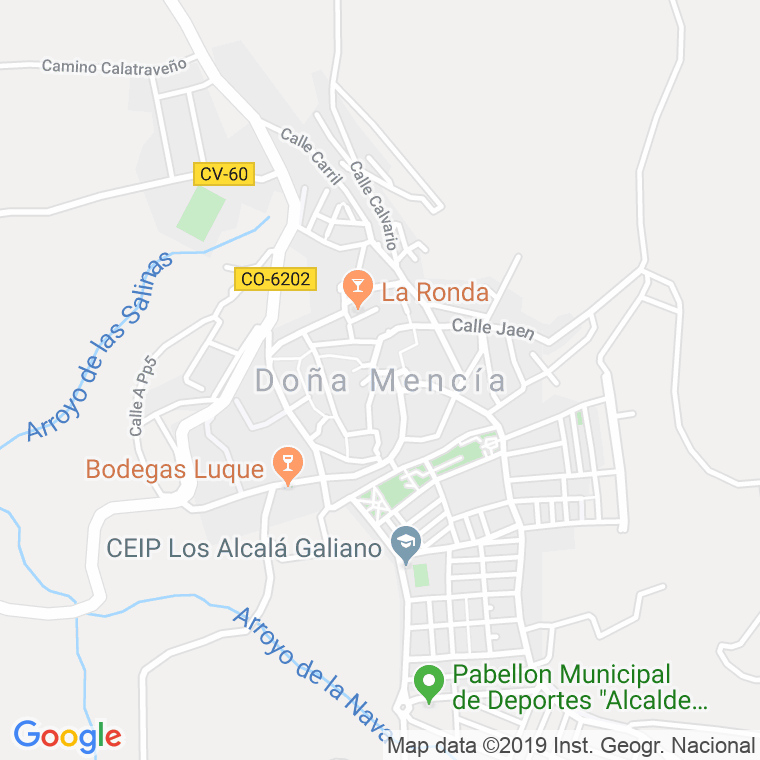 Código Postal calle Doña Mencia en Córdoba