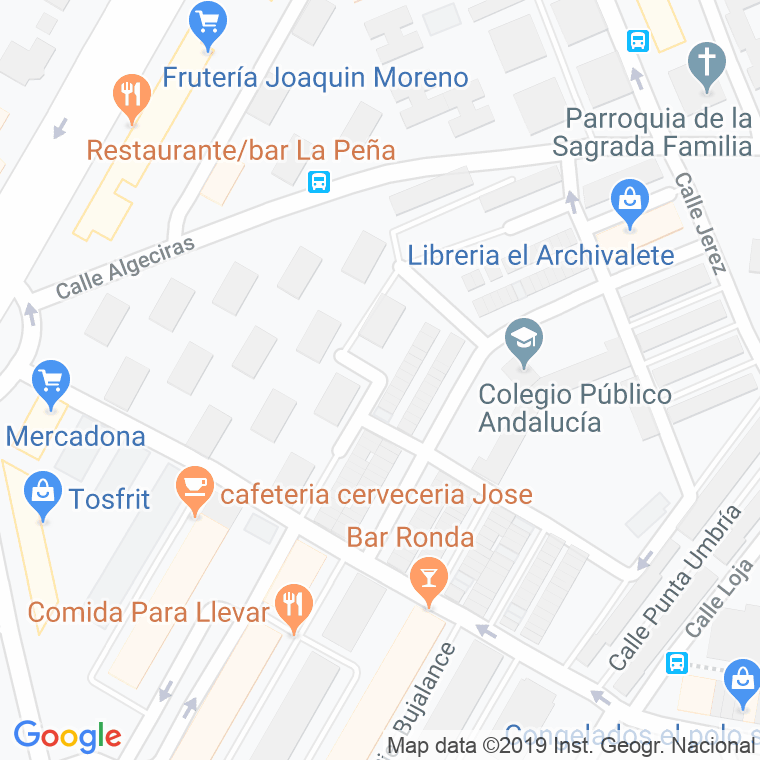 Código Postal calle Lebrija en Córdoba