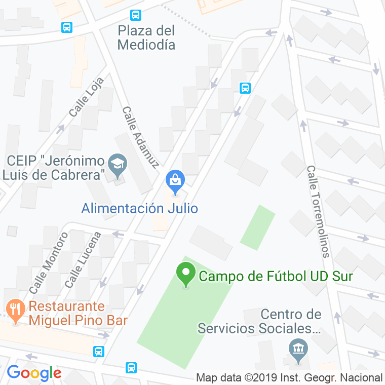 Código Postal calle Marbella en Córdoba