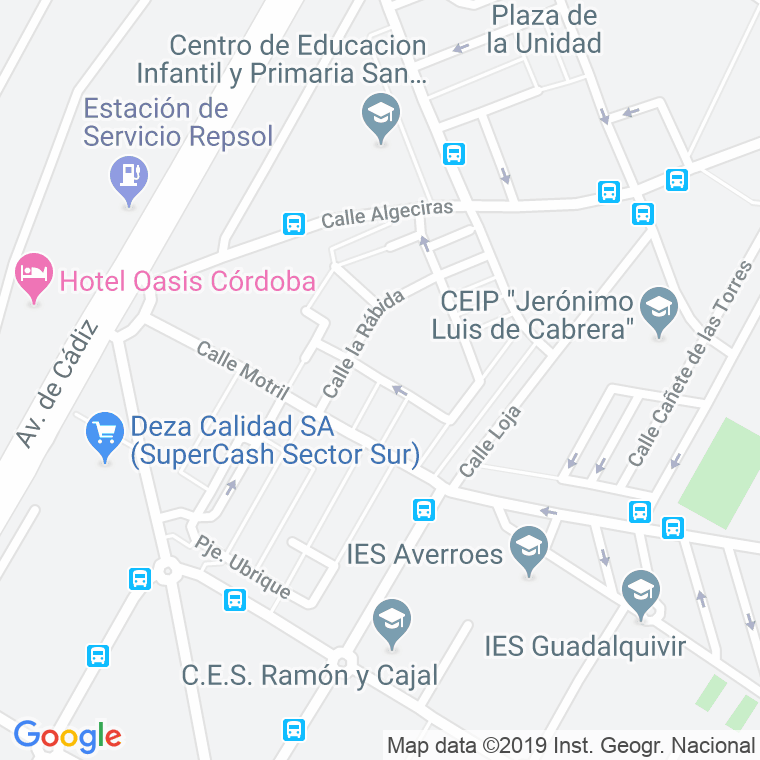 Código Postal calle Marchena en Córdoba