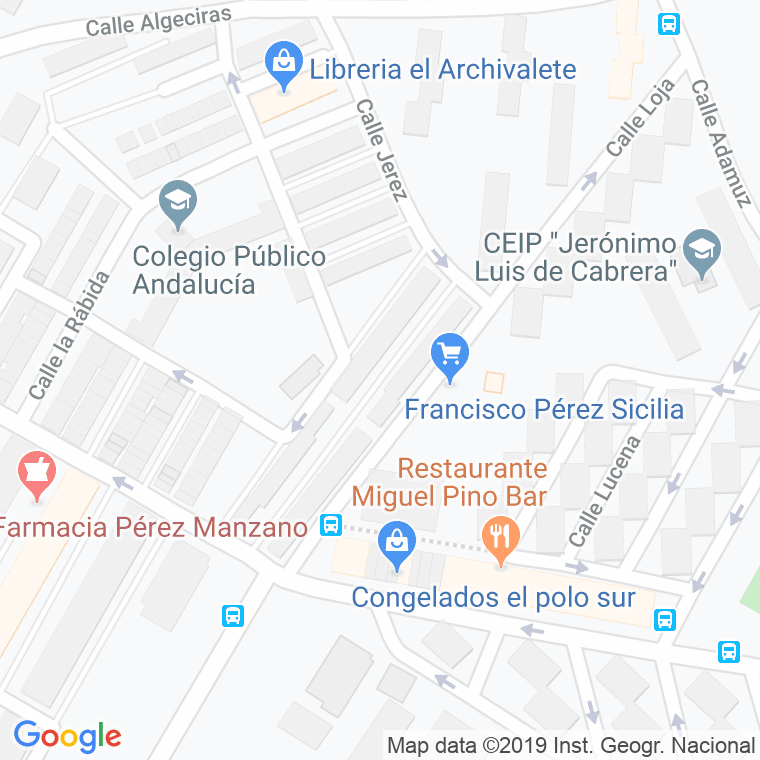 Código Postal calle Punta Umbria en Córdoba