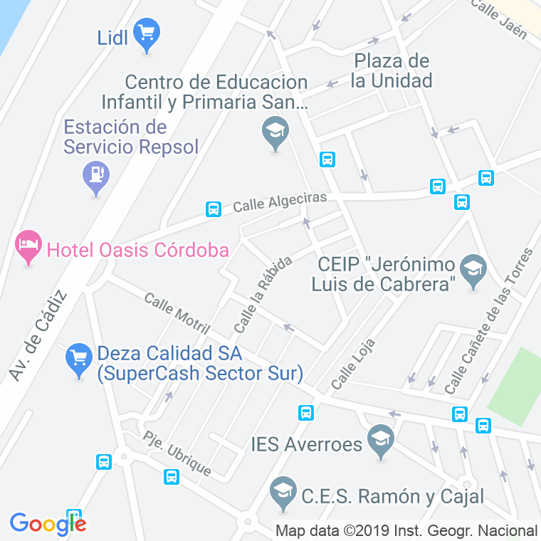 Código Postal calle Rabida, La en Córdoba