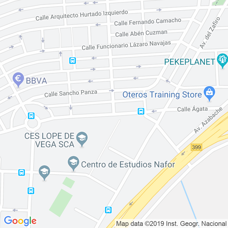 Código Postal calle Alonso Gomez De Figueroa, De   (Impares Del 1 Al Final) en Córdoba