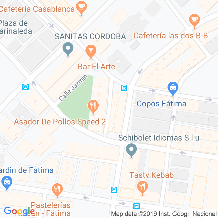 Código Postal calle Ciudad De Buckara en Córdoba