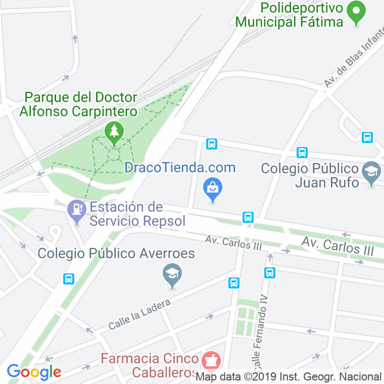 Código Postal calle Doctor Antonio Manzanares en Córdoba