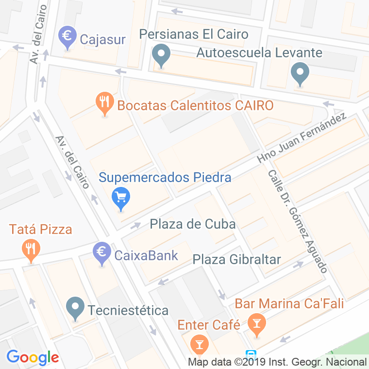 Código Postal calle Hermano Juan Fernandez   (Impares Del 15 Al Final) en Córdoba