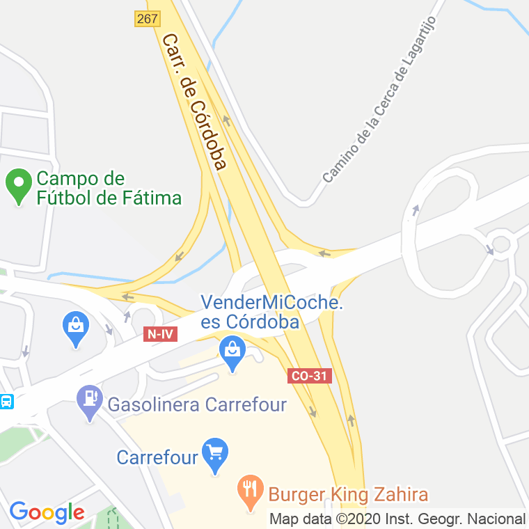 Código Postal calle Louviere, De La, glorieta en Córdoba