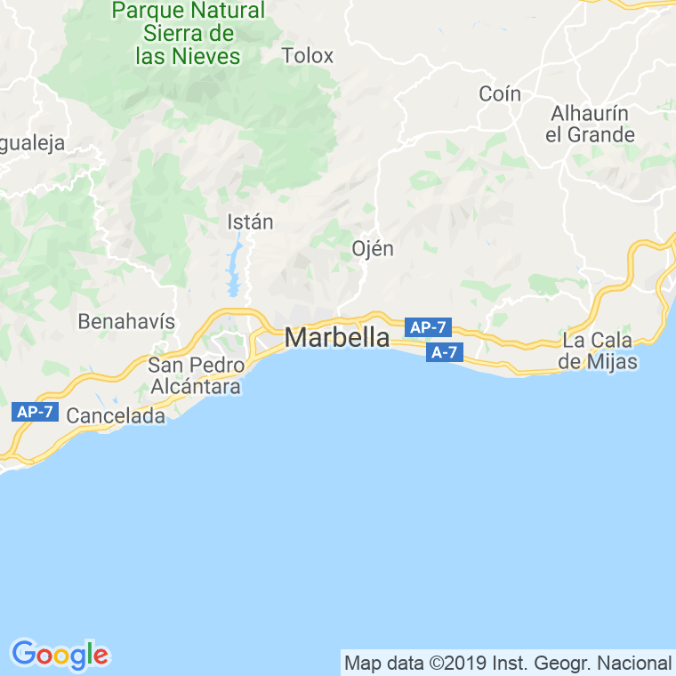 Código Postal de Marbella en Córdoba