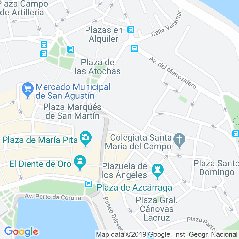 Código Postal calle General Aleson en A Coruña