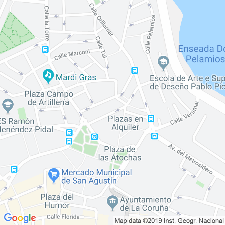 Código Postal calle San Juan en A Coruña