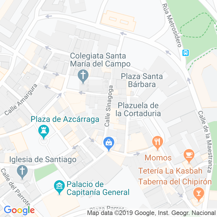 Código Postal calle Sinagoga en A Coruña