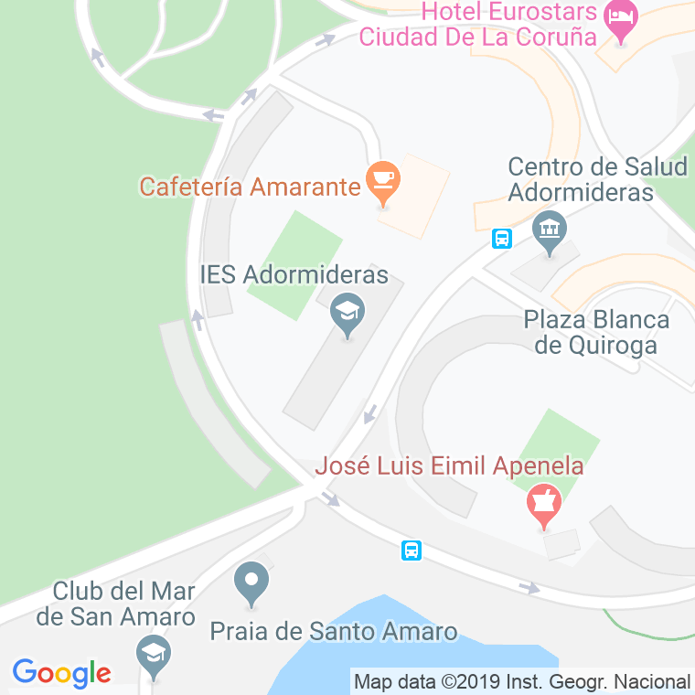 Código Postal calle Adormideras en A Coruña