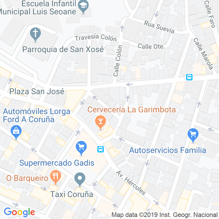 Código Postal calle Friol en A Coruña