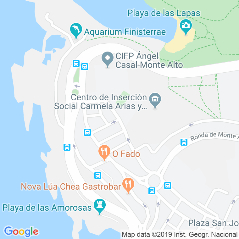 Código Postal calle Lagoas en A Coruña