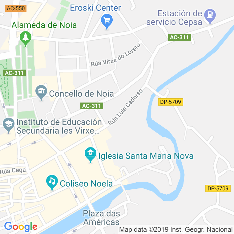 Código Postal calle Luis Cadarso en A Coruña