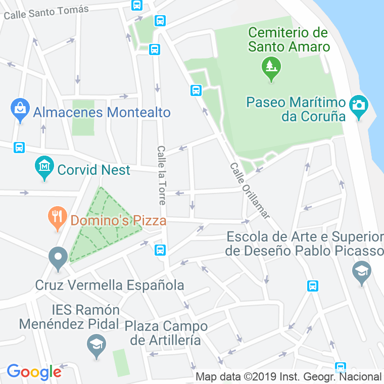 Código Postal calle Fuente Luisa en A Coruña