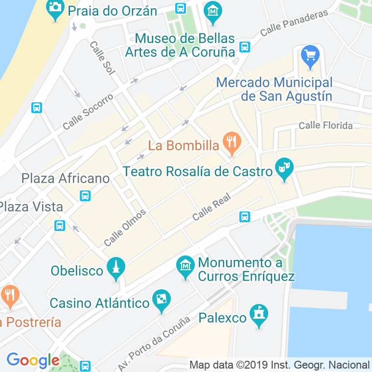 Código Postal calle Galera en A Coruña
