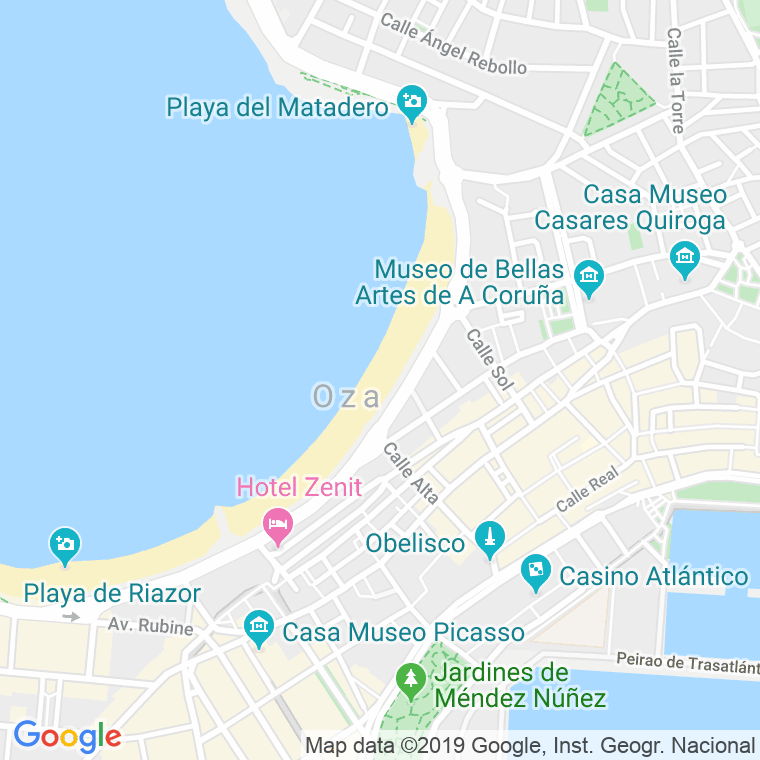Código Postal calle Orzan en A Coruña