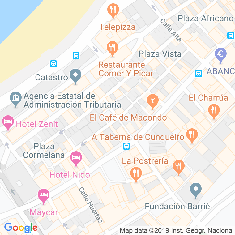 Código Postal calle Pastoriza en A Coruña
