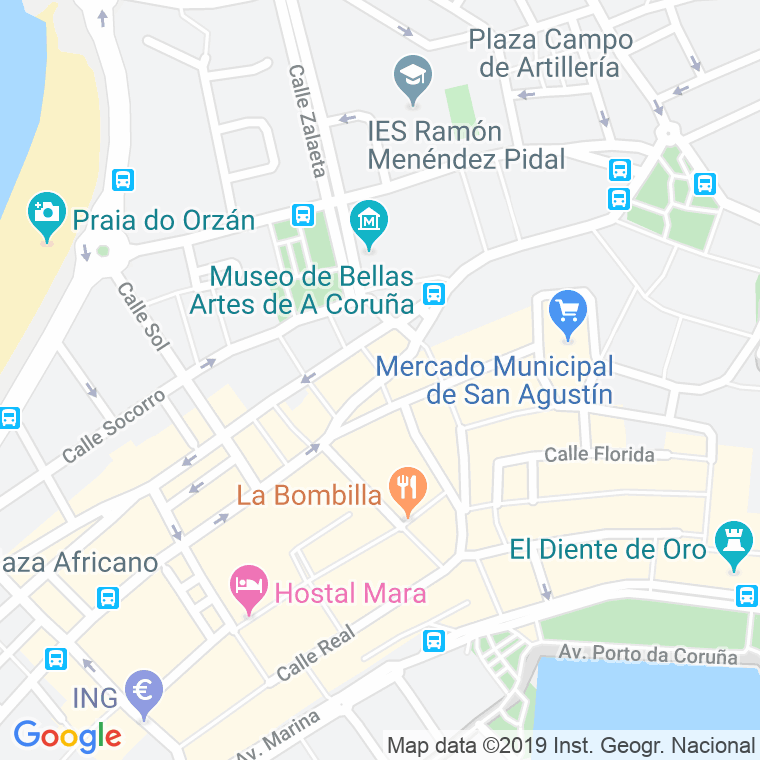 Código Postal calle San Andres, Estrecha, travesia en A Coruña