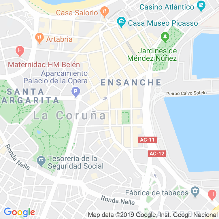 Código Postal calle Juan Florez   (Impares Del 1 Al 53)  (Pares Del 2 Al 74) en A Coruña