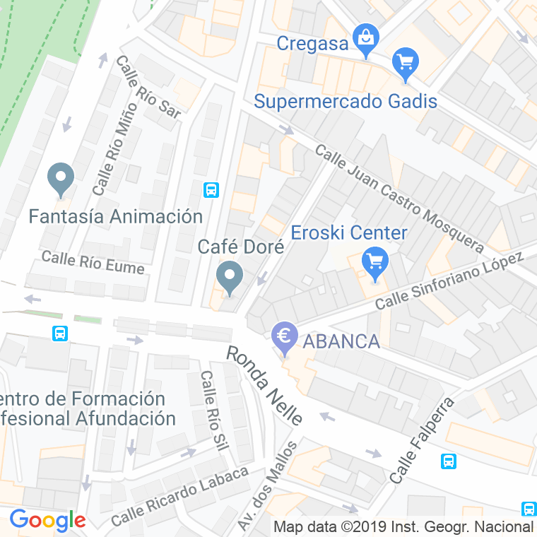 Código Postal calle Alcalde Soto Gonzalez en A Coruña