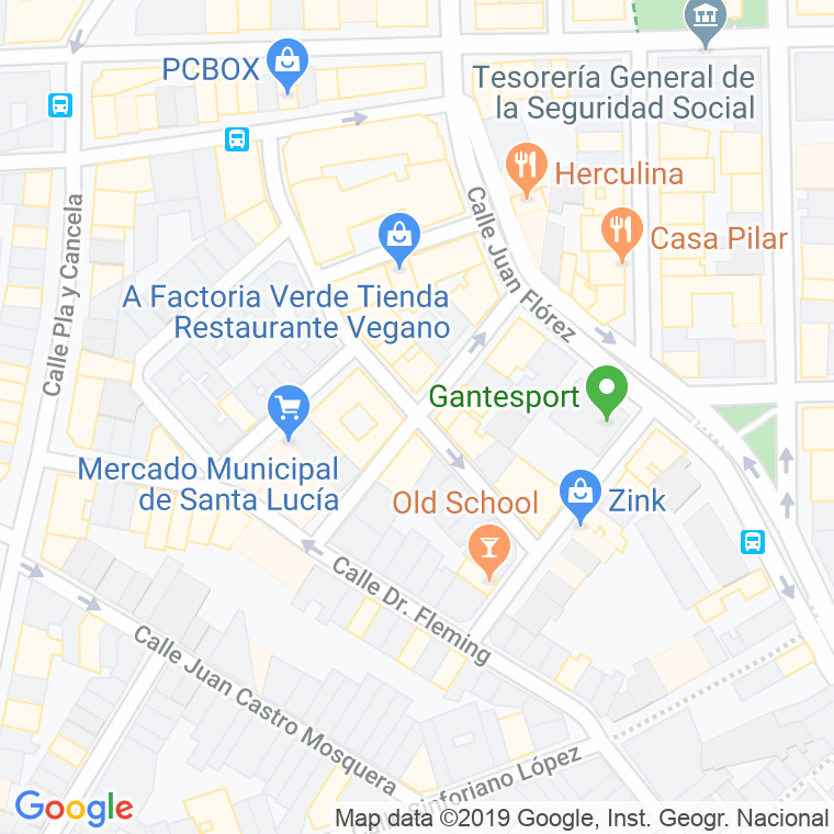Código Postal calle Pernas, pasadizo en A Coruña