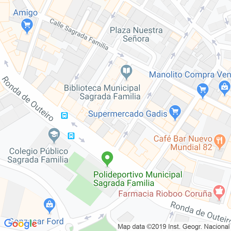 Código Postal calle Cardenal Cisneros, travesia en A Coruña