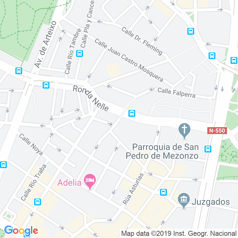 Código Postal calle Falperra   (Impares Del 55 Al Final)  (Pares Del 46 Al Final) en A Coruña