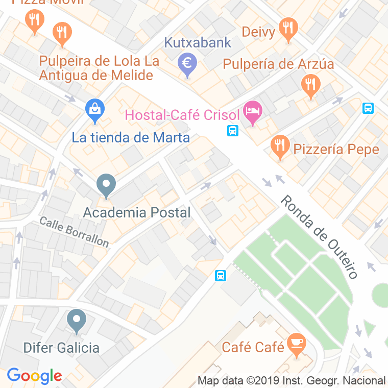 Código Postal calle Francisco Catoira en A Coruña