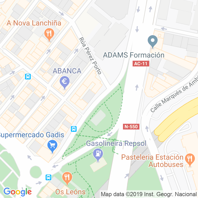 Código Postal calle Marques De Figueroa en A Coruña