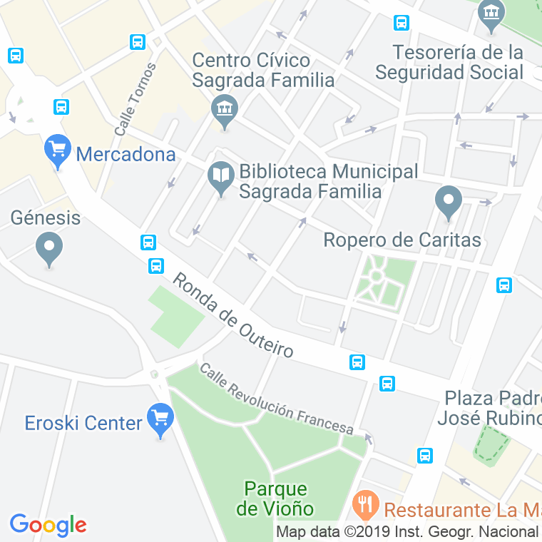 Código Postal calle Nuestra Señora De La Luz en A Coruña