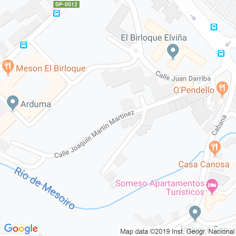 Código Postal calle Joaquin Martin Martinez en A Coruña