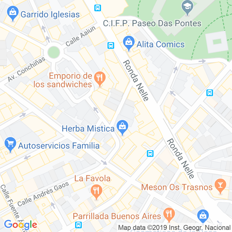Código Postal calle Villa De Cee en A Coruña