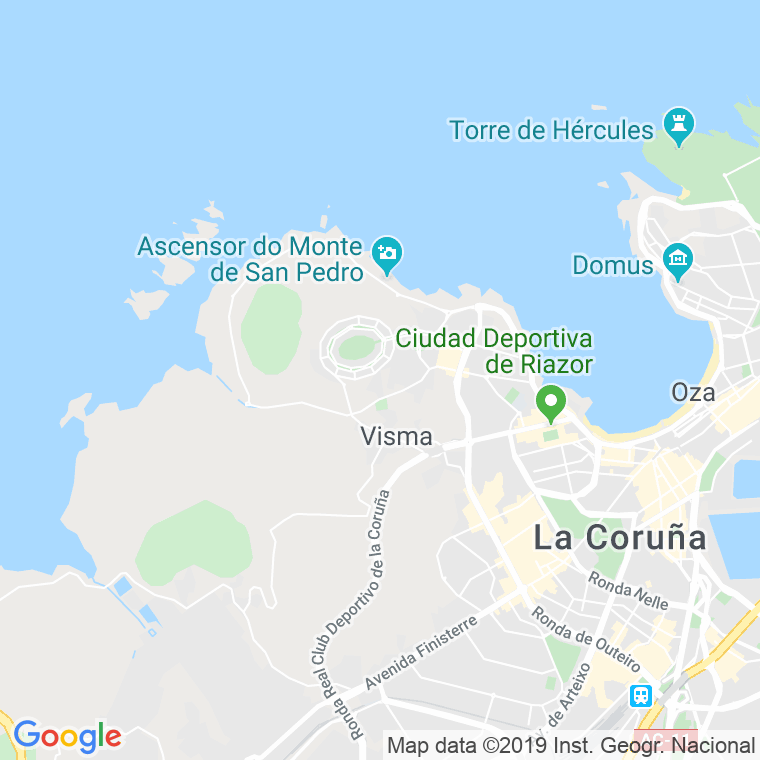 Código Postal calle Costa, A en A Coruña