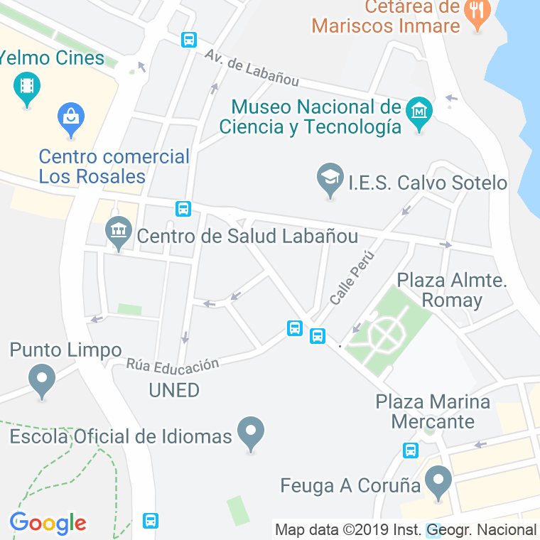 Código Postal calle Francisco Llorens en A Coruña