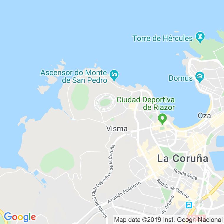 Código Postal calle Pedra Da Barca (Rio), lugar en A Coruña