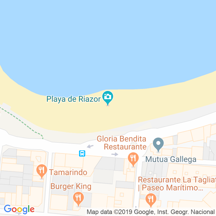 Código Postal calle Riazor, playa en A Coruña