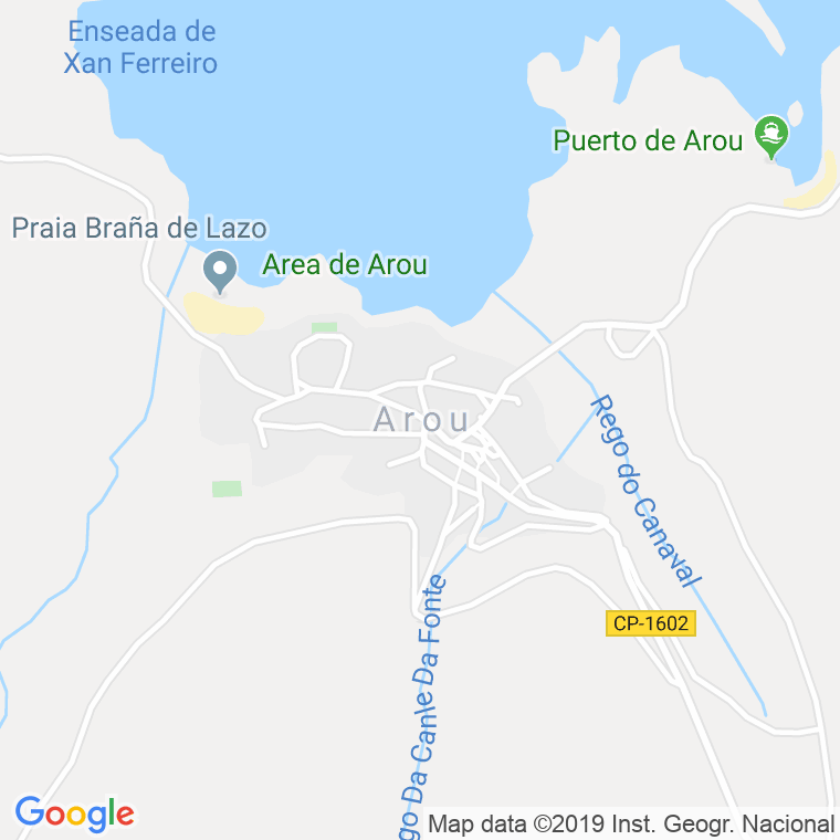 Código Postal de Arou en Coruña
