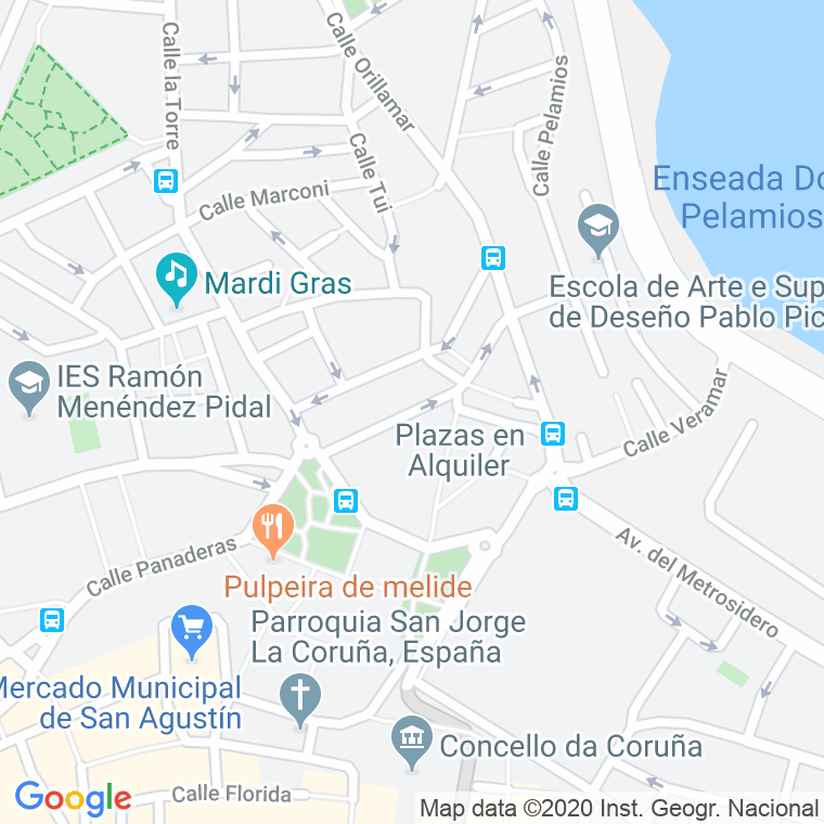 Código Postal de Xanarte (Porta San Xoan Lubre) en Coruña