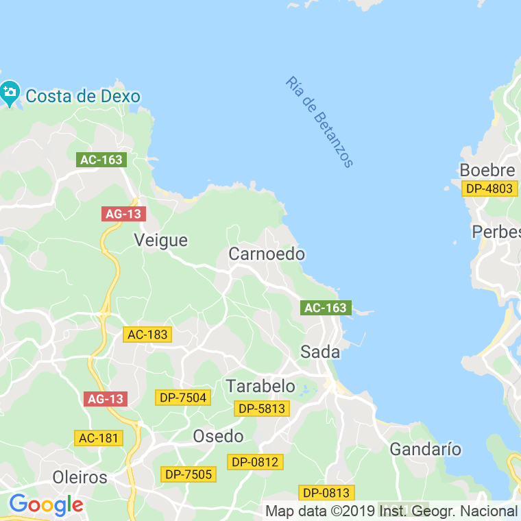 Código Postal de Contornos en Coruña