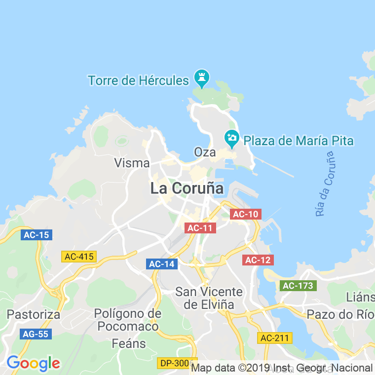 Código Postal de Cernadas (Cernadas) en Coruña