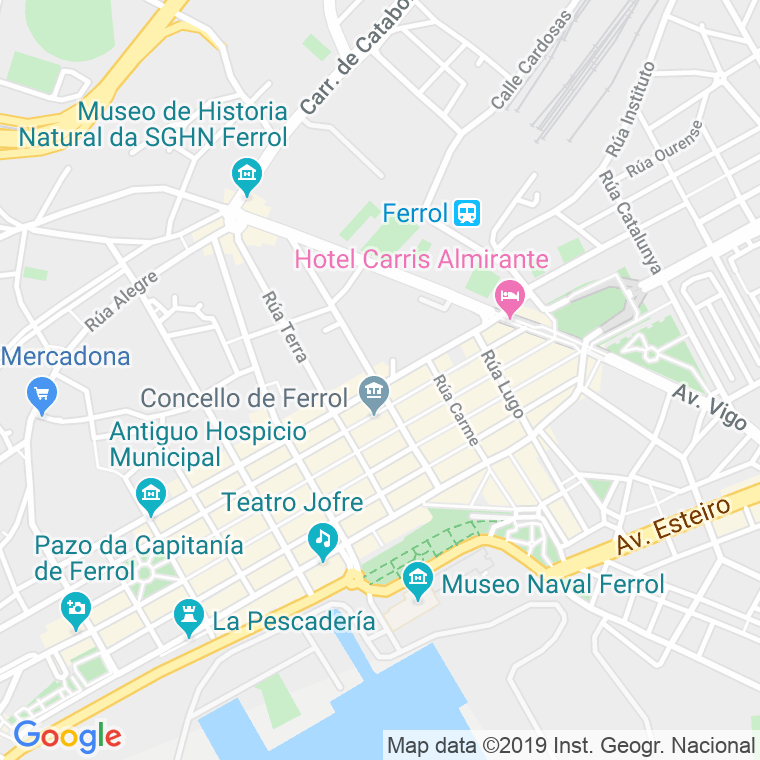 Código Postal calle Maria   (Impares Del 1 Al 75)  (Pares Del 2 Al 86) en Ferrol