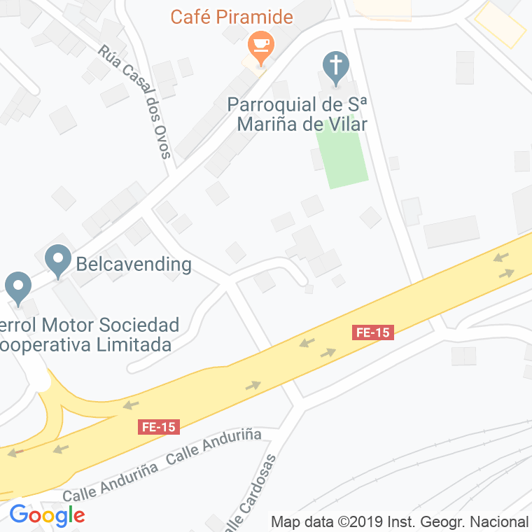 Código Postal calle Casquido, lugar en Ferrol