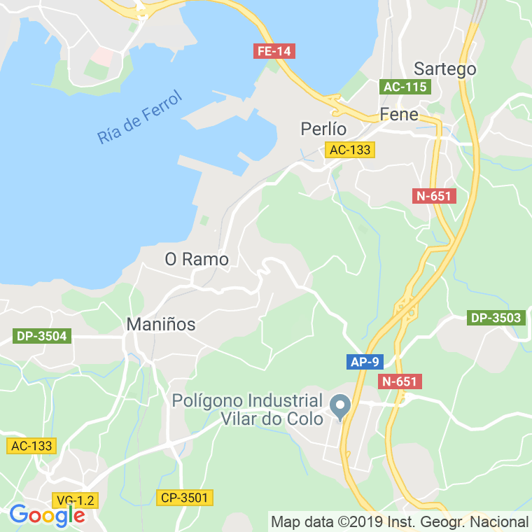Código Postal de Lugar Do Monte (Barallobre) en Coruña