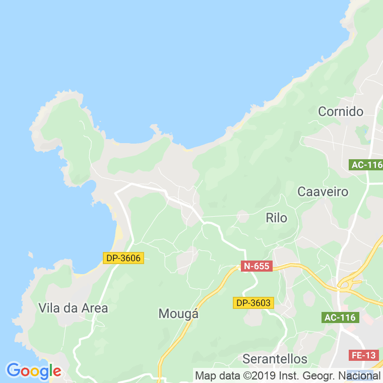 Código Postal de Campotes en Coruña