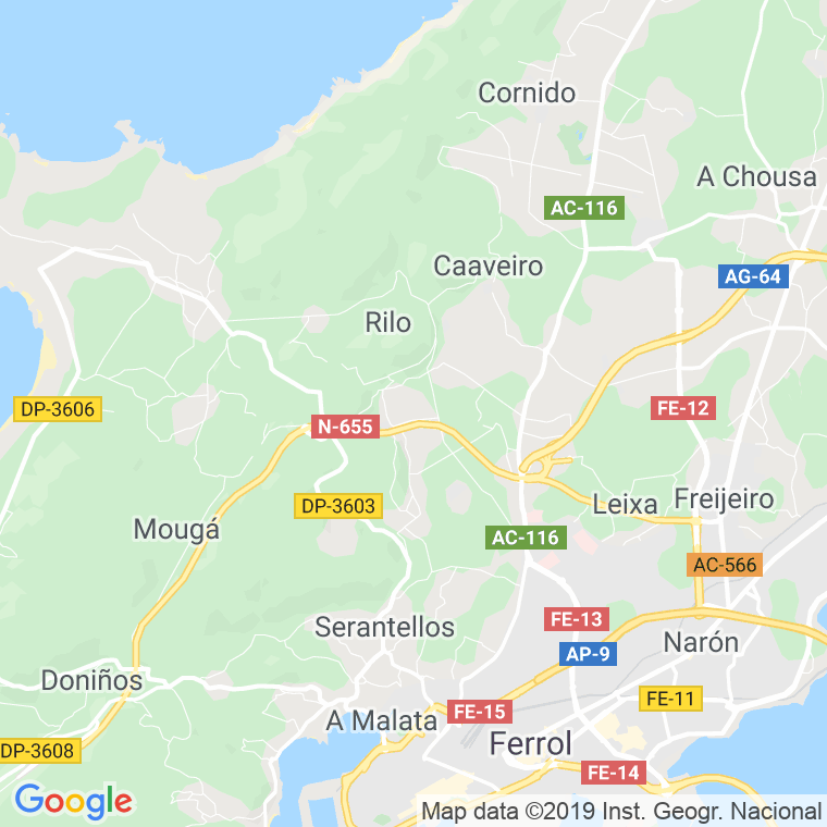 Código Postal de Pulmariño en Coruña