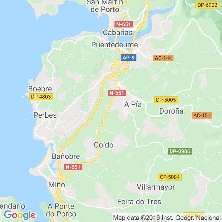 Código Postal de Vista Alegre (Campolongo) en Coruña