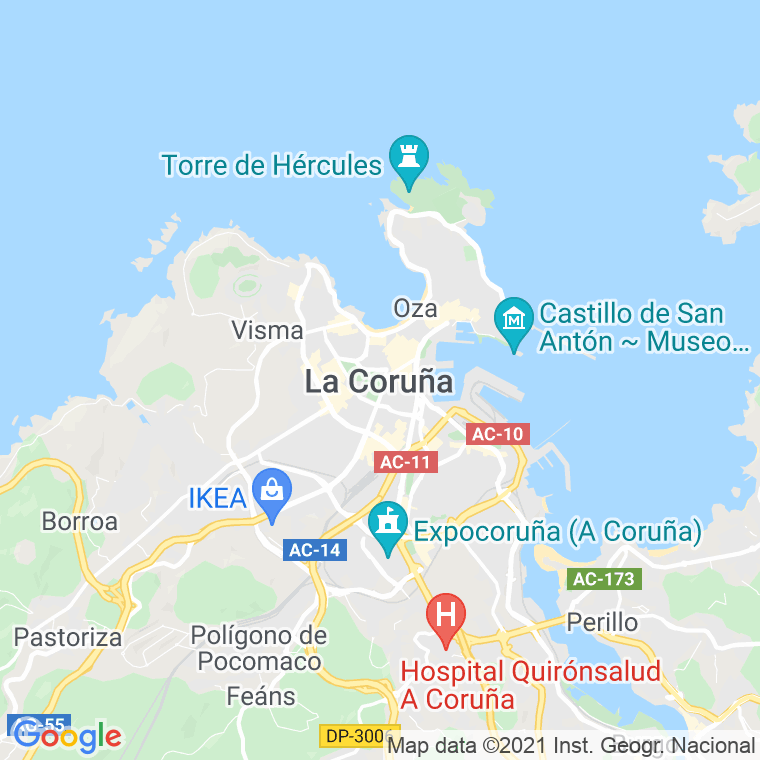 Código Postal de Valente en Coruña